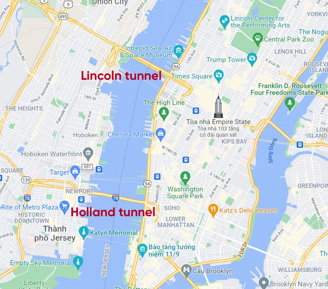 Đường hầm Hà Lan - Holland Yunnel